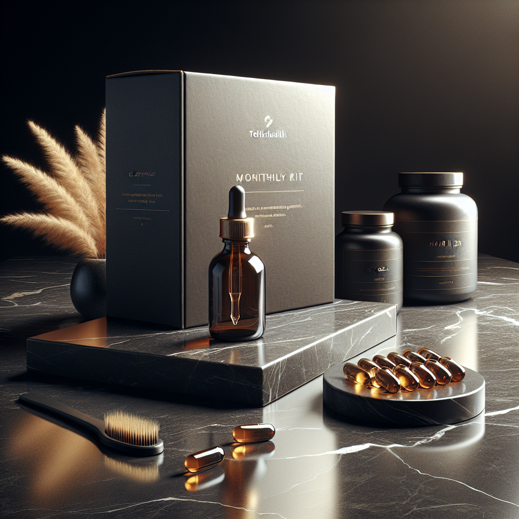 Well-groomed man with healthy hair in modern bathroom