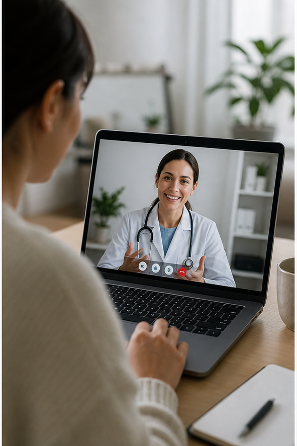 Physician consultation via telehealth