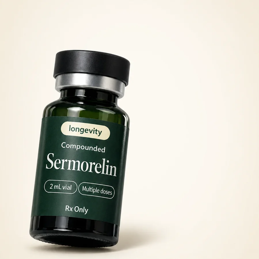 Compounded Sermorelin vial