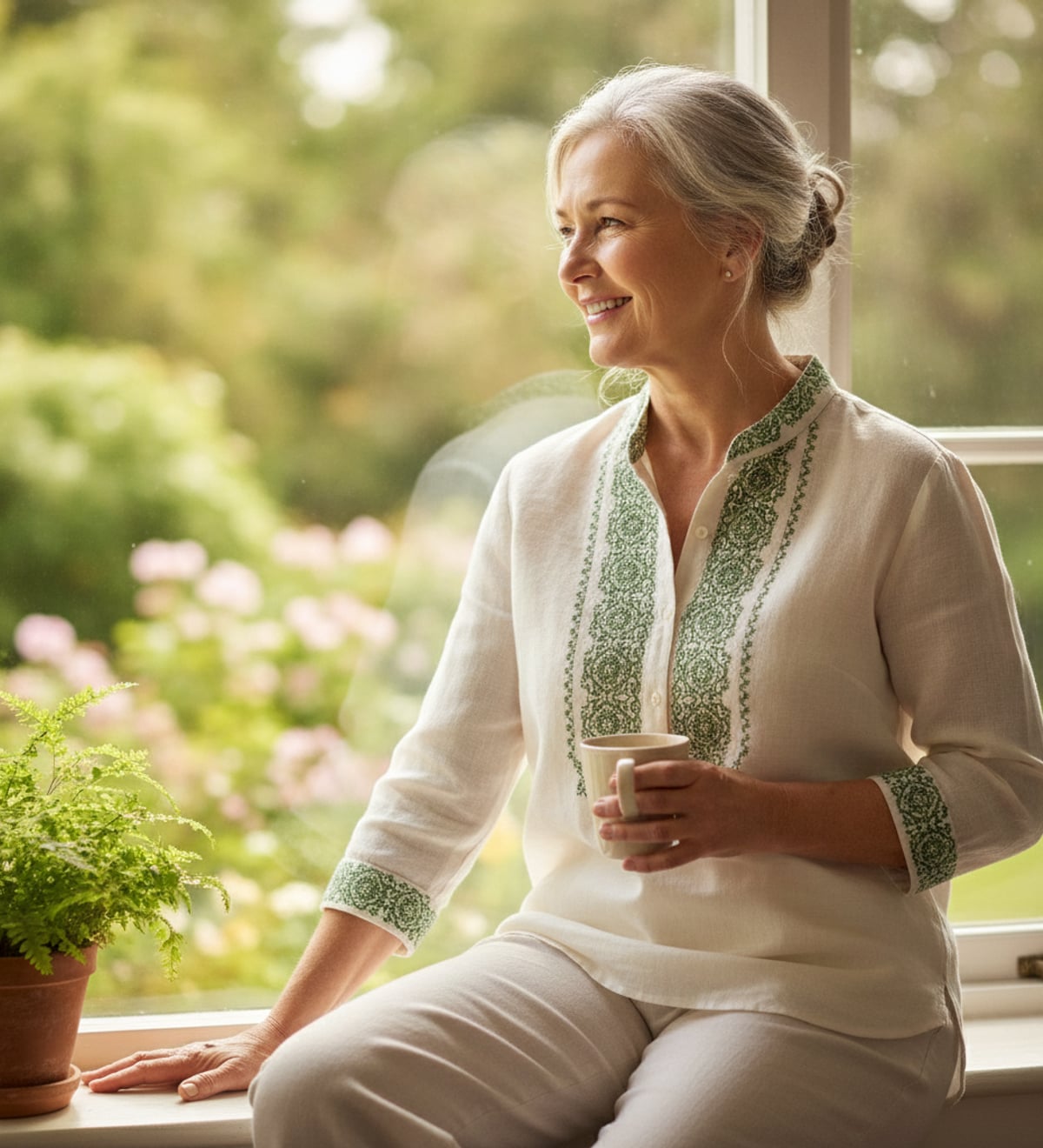 Freeley patient in a calm, everyday setting